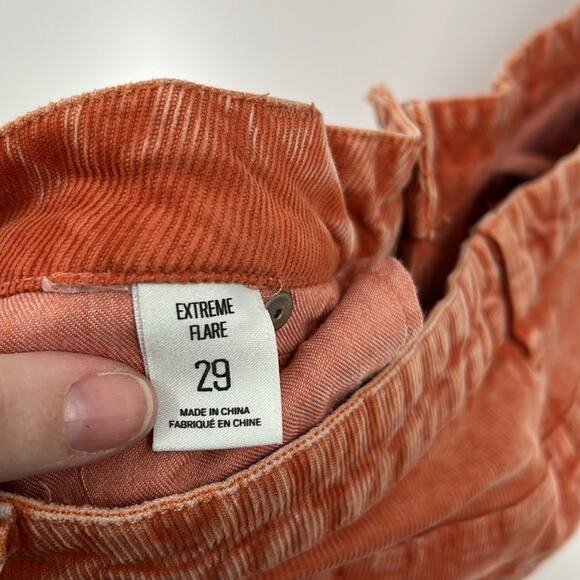 BDG Urban Outfitters Women's Extreme Flare Corduroys - Orange - 29 - Picture 5 of 7